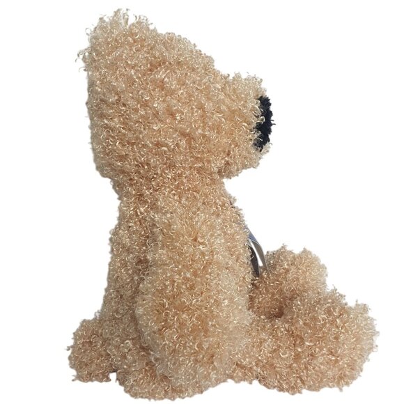 Dan Dee Teddy Bear 13.5" Beige Curly Collectors Choice Plush Teddy Bear NEW - Picture 2 of 9